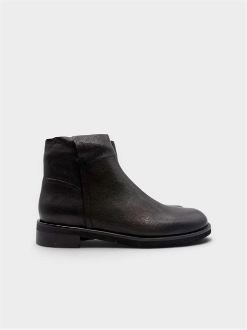 Stivaletto basso in pelle lavato nero IL LACCIO | NALA02LAVATONERO